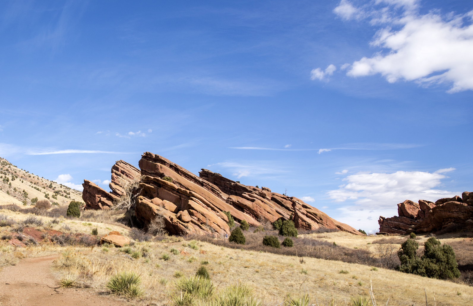 Hiking Trail at Red Rocks Park in Denver, Colorado